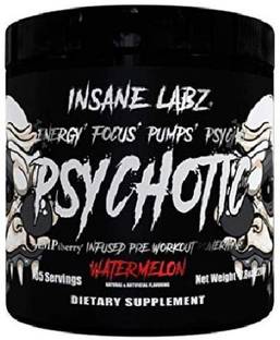 insane labz PSYCHOTIC BLACK WATERMELON FLAVOUR 35 SERVINGS STRONGEST PRE WORKOUT SUPPLEMENT