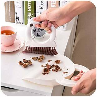 KitchExpo Plastic Sweep Brush and Dustpan Cleaning Broom Set Cleaning Brush, Dustpan
