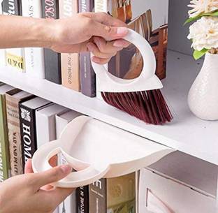 ShoppoWorld Plastic Cleaning Broom Brush and Dustpan Set Plastic Dustpan