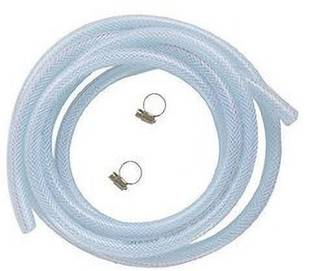DEWAN SONS 2 Meter Nylon Flexible Pipeline Hose Gas Pipe with 2 Clumps Hose Pipe