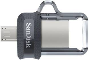 SanDisk DUAL OTG PEN DRIVE 64 OTG Drive Compatible with Laptop, Audio Player, Tablet, Desktop Computer, Mobile, Netbook USB 3.0 Plastic Case