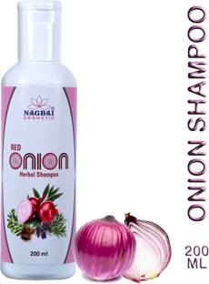 nagbai Red Onion Shampoo for Hair Growth with Hair fall control shampoo