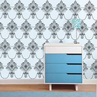 YMS Size:- 16" X 24" Equalized Chandelier Pattern Wall Stencil