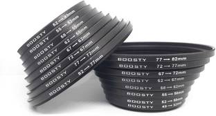 BOOSTY Lens Filter Step Up And Step Down Rings Set 16Pcs 49 mm-82 mm And 82 mm-49Mm Lens Filter Step Up And Step Down Rings Set 16Pcs 49 mm-82 mm And 82 mm-49Mm Coupling Ring