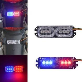 Vozyc Police_Led_Light License Plate Light Motorbike, Car, Van, Truck LED (6 V, 12 W)