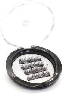 विनायकर्त Triple Magnet Eye Lashes 3D Ultra Thin Reusable False Eyelashes