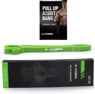 KOBO AC-38 Power Loop Pull Up Assist Bands 41" Long for Stretching with Workout Guide Resistance Band