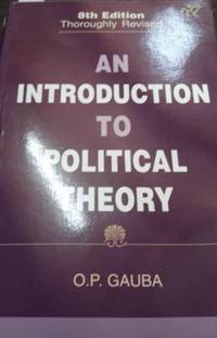 An Introduction To Political Theory