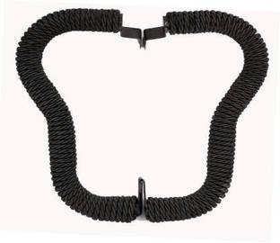 KOHLI BULLET ACCESSORIES Rear Leg Guard Back Crash Guard with Wrap Black Rope