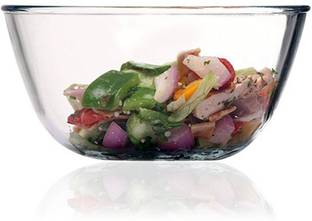 Femora Borosilicate Glass Salad Bowl Borosilicate Glass Mixing Bowl 400 ml