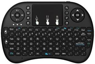 VIBOTON Mini Wireless Keyboard with touchpad without backlit Gaming Qwerty Handheld Keyboard Bluetooth Thumb-size Laptop Keyboard Compatible with Desktop, Laptop, Mac
