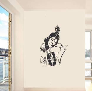 YMS Size:- 16" X 24" The Gopala Portrait Wall Stencil