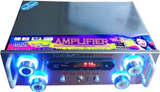 KAXTANG BLUE LED LIGHT AMPLIFFIER heavy cabinet Bluetooth Full Black Digital Stereo With BT/ USB//SD Card /FM /AUX 5000 W AV Power Amplifier