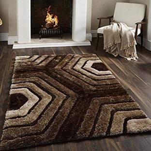shopgallery Brown Polyester Carpet