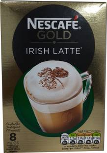 Nescafe Gold Irish Latte Instant Coffee Sachets, (8 x 22g), 176g Instant Coffee