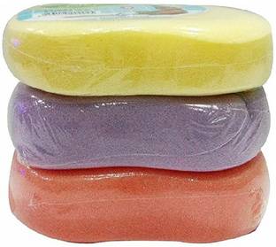 multicart Bathing Multi-Purpose Sponge for Face and Body Pack Of 3pcs