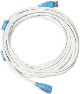 LipiWorld Micro USB Cable 2 A 10 m SB 2.0 SuperSpeed Male to Female Cable for Laptop/PC/