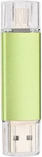PANKREETI PDT760 Green OTG 32 GB Pen Drive Compatible with Netbook, Gaming Console, Desktop Computer, Audio Player, Television, Laptop USB 2.0 Plastic Case