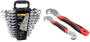 Balaji WS-12 2 Double Sided Combination Wrench set and Multi-purpose Universal Double Handed Tool Double Sided Speed Wrench (COMBO) Double Sided Combination Wrench
