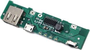 Electronic Spices 5V 1A Power Bank Charger Board Charging Circuit PCB Board Power Supply Step Up Boost Module Mobile Phone for 18650 Battery DIY Electronic Components Electronic Hobby Kit