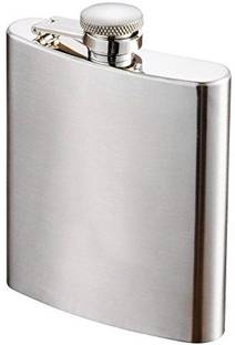 Nexshop Slim Compact & Stylish Alcohol Drinks Wine Whiskey Vodka Or Liquor Holder Pocket Bottle Stainless Steel Hip Flask
