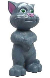 Jugnu Imported Talking Tom Cat with Recording, Music, Story and Touch Functionality, Voice, Stories and Songs Toy for Kids.