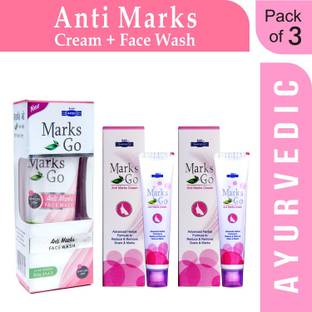HAPDCO Combo Kit Pack of 2 Marks Go Cream+1 Marks Go Face Wash