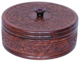 Unity Handicrafts Wooden Grocery Container  - 500 ml
