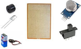 Technical hut DIY Smoke Detector Electronic component kit for students Educational Electronic Hobby Kit