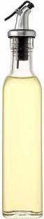 Avora Glass Oil Bottle - Oil and Vinegar Bottle Set, 500 ml, Transparent 500 ml Bottle