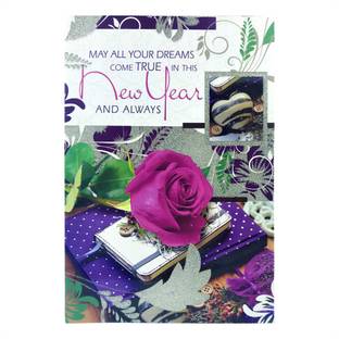 Almoda Creations Happy New Year Greeting Card