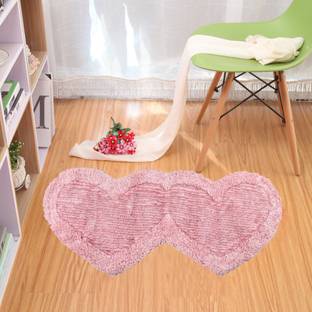 KALYAN GLOBAL Pink Polyester Area Rug