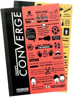 LUXOR Premium Exercise Notebook Regular Notebook Ruled 180 Pages