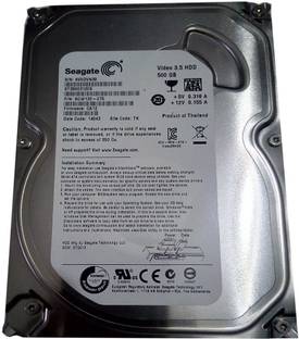 Seagate Video 500 GB Desktop White, Silver SATA Internal Hard Disk Drive (HDD) (ST3500312CV)