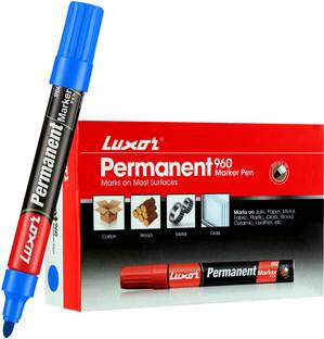 LUXOR Blue Permanent Marker