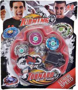 Fun Wheels Tornado Metal Fusion Beyblade (Multicolor)
