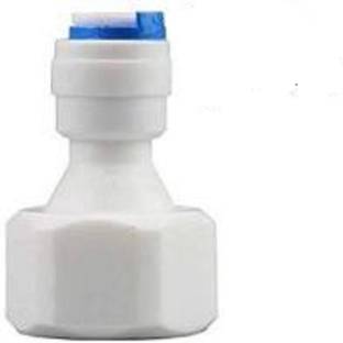 Jalcure Inlet Valve for RO Water Purifiers, Tap Straight Connector for 1/4 Pipe Solid Filter Cartridge