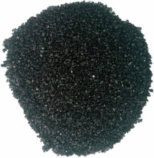 shobhana enterprises DECORATIVE BLACK COLOR SMALL STONES Polished Asymmetrical Sandstone Stone