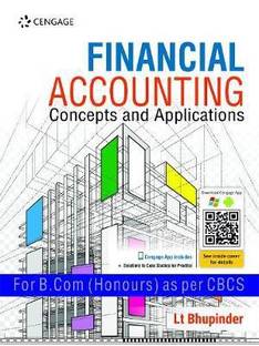 Financial Accounting Concepts and Applications for B.Com
