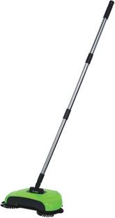 Esquire Plastic 360 Degree Magic Broom Dustpan Hand Push Sweeper Nylon Wet and Dry Broom