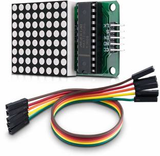 इलेक्ट्रोबॉट Max7219 8x8 Led Dot Matrix Display Module for Arduino and Raspberry Pi डिस्प्ले लाइट इलेक्ट्रॉनिक हॉबी किट