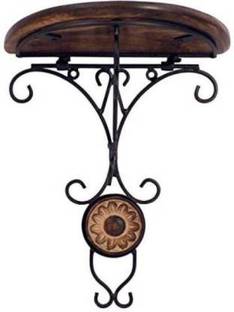 XYLM Beautiful wall Temple or wall shelf for home,office and multi purpose utility Wooden, Cast Iron Wall Shelf