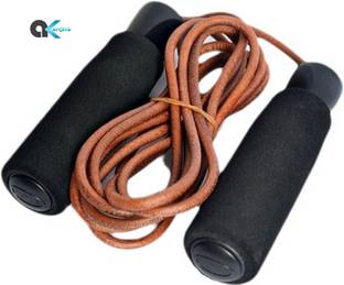 A.K Original Leather Rope With Comfortable Grip Ball Bearing Skipping Rope Ball Bearing Skipping Rope