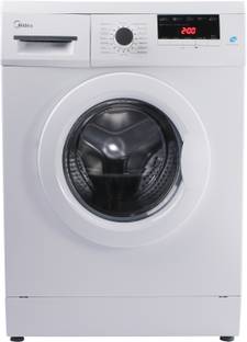 Midea 7 kg Garment Sterilization Fully Automatic Front Load Washing Machine with In-built Heater White