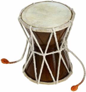 SG MUSICAL Hand Percussion Drum South Style Handmade Indian Musical Instrument Damaru
