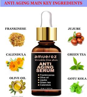 Amueroz 24k gold Anti Aging serum , Active Anti wrinkle Collagen Serum , Vitamin C serum
