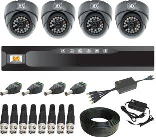 MX CCTV Cameras Kit 4 Channel Analog System w/ Analog Camera BNC DC pin & 1 DVR - Set 30 Security Camera