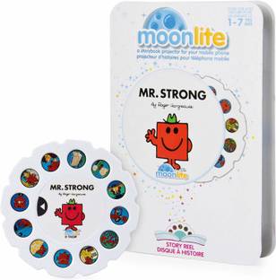 Moonlite Mr. Strong Story Reel Storybook Projector, for Ages 1 and Up