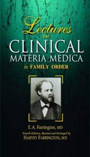 Lectures on Clinical Materia Medica in Family Order