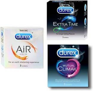 DUREX Air Time Mutual (9 Condoms) Combo Pack Condom
